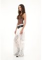 Tennis Pantalón Wide Leg Crudo En Encaje Para Mujer de Tennis