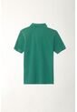 Polo Cuello Tejido Verde Para Niño de Tennis