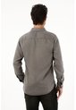 Tennis Camisa Clásica Gris Con Bolsillos Delanteros Para Hombre de Tennis