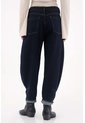 Tennis Jean Slouchy Con Prense Decorativo Azul Para Mujer de Tennis
