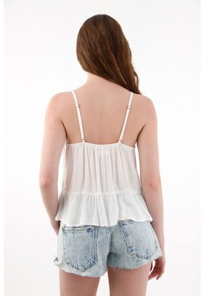 Tennis Camisa Crudo Con Textura Y Bolero Para Mujer