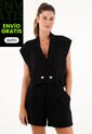 Tennis Bermuda Negra De Tiro Alto Para Mujer de Tennis