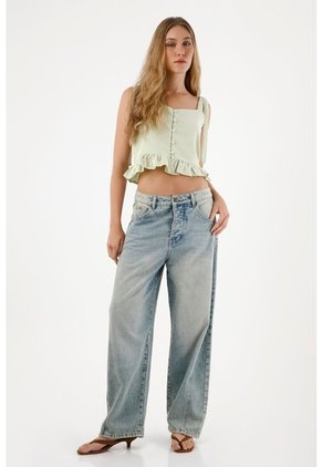 Tennis Camisa Tipo Crop Para Mujer