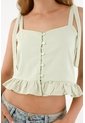 Tennis Camisa Tipo Crop Para Mujer de Tennis