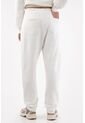 Tennis Pantalón Para Mujer De Algodón Blanco Fit Relajado Con Bolsillos Curvos de Tennis