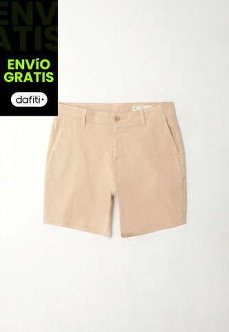 Bermuda Café Tipo Chino Para Hombre Tennis