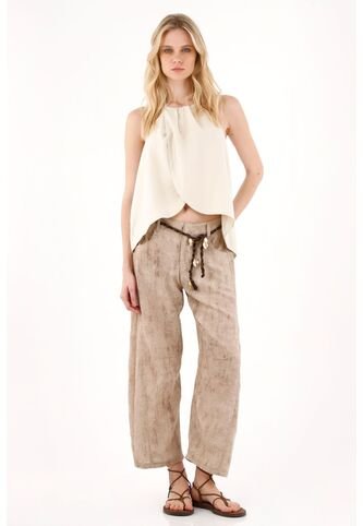 Tennis Pantalón Horseshoe Estampado Para Mujer Tennis