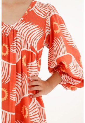 Vestido Naranja Para Niña