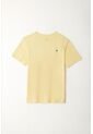 Tennis Camiseta Amarilla Manga Corta Para Hombre de Tennis