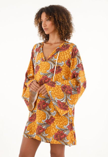 Vestido Estampado Corto Para Mujer
