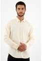 Tennis Camisa Tipo Lino Crudo Para Hombre de Tennis