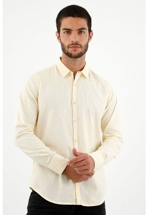 Tennis Camisa Tipo Lino Crudo Para Hombre