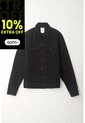 Tennis Chaqueta Negra En Denim Para Hombre de Tennis