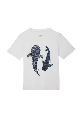 Camiseta Blanca En 100% Algodón Para Niño Tennis