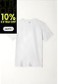 Tennis Camiseta Cuello Redondo Blanca Para Hombre de Tennis