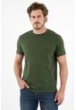 Tennis Camiseta Verde Cuello Redondo Para Hombre de Tennis
