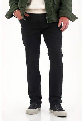 Tennis Jean Nudy Tiro Medio De Tono Negro Para Hombre