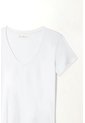 Tennis Camiseta Blanca Cuello V Para Mujer de Tennis