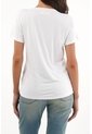 Tennis Camiseta Blanca Cuello V Para Mujer de Tennis