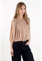 Tennis Camisa En Tela Liviana Y Vaporosa Crudo Con Acabado Suave Para Mujer de Tennis