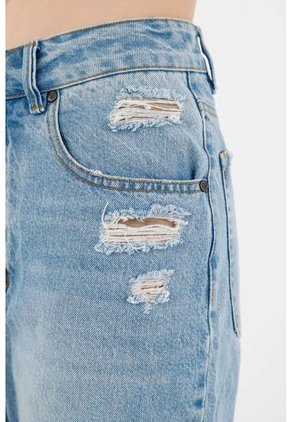 Tennis Jean Azul Para Mujer