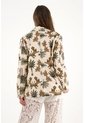Tennis Blazer Con Estampado De Palmeras Y Tigres Para Mujer de Tennis