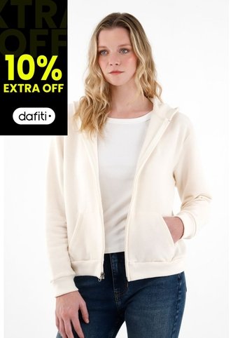 Buzo Crudo Con Bolsillos Para Mujer Tennis