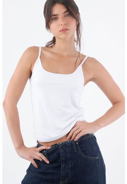 Tennis Camiseta De Tiras Blanca Para Mujer