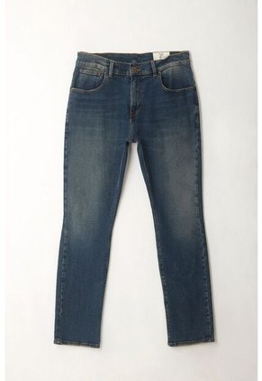 Tennis Jean Skinny Azul Tono Oscuro Para Hombre
