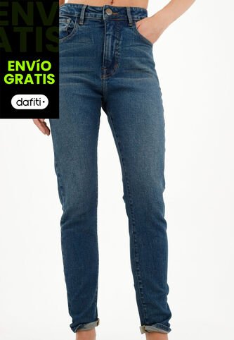 Tennis Jean Tipo Jegging Azul  Para Mujer Tennis