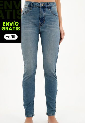 Tennis Jean Super Slim  Azul Para Mujer Tennis