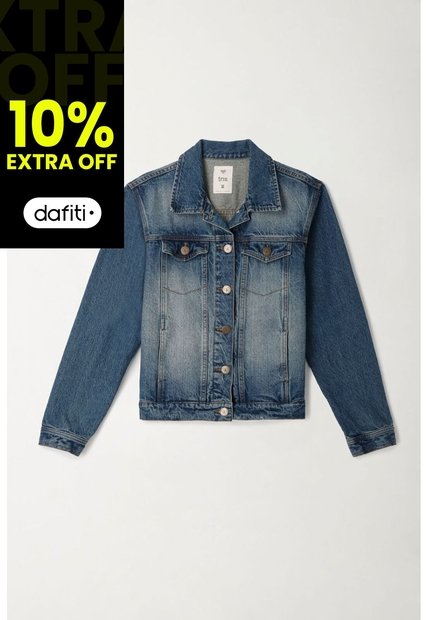 Tennis Chaqueta Azul En Denim Para Mujer