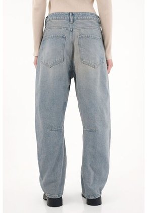 Tennis Jean Horseshoe De Tiro Bajo Azul Para Mujer