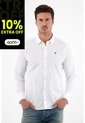 Tennis Camisa Blanca Manga Larga Para Hombre de Tennis
