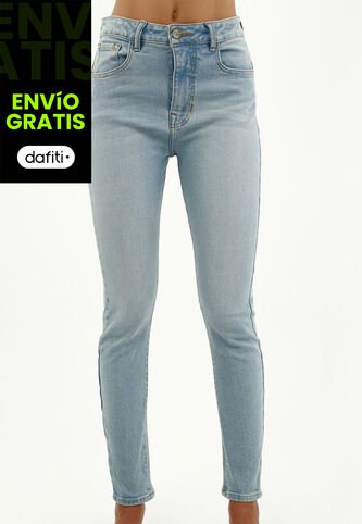 Tennis Jean Tipo Jegging Azul Para Mujer Tennis