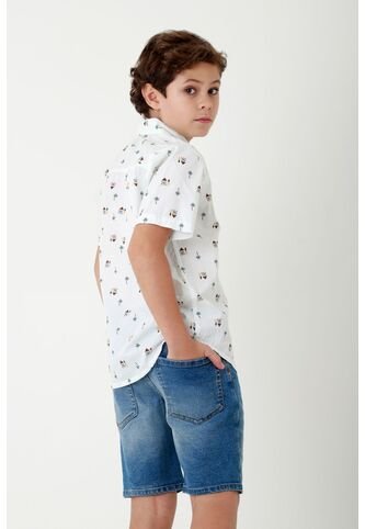 Camisa Blanca Para Niño Tennis