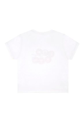 Tennis Camiseta Básica Blanca Con Estampado Para Mujer