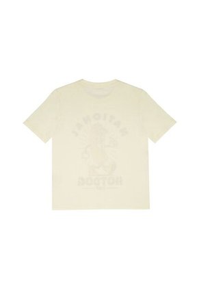 Camiseta Crudo Con Estampado Para Niño