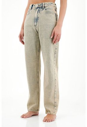 Tennis Jean Azul De Tiro Alto Para Mujer