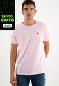Camiseta Rosada Manga Corta Para Hombre Tshirt Para Hombre Tennis, Fondo Entero ROSADO XS de Tennis