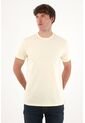 Camiseta Manga Corta En 100% Algodón Amarilla Para Hombre de Tennis
