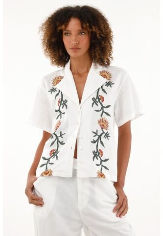 Tennis Camisa Tipo Bowling Manga Corta Para Mujer Tennis