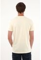 Camiseta Manga Corta En 100% Algodón Amarilla Para Hombre de Tennis