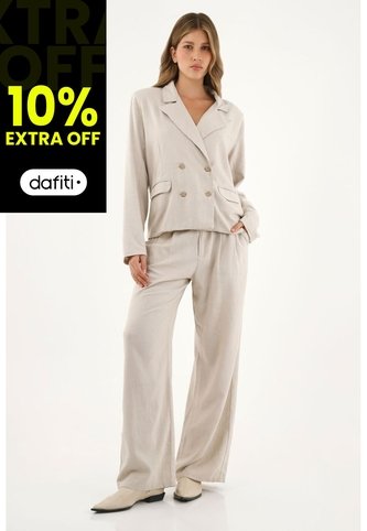 Tennis Chaqueta Tipo Blazer Crudo Para Mujer Tennis