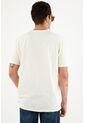 Camiseta Unisex Con Mini Bordado De Banana Crudo de Tennis