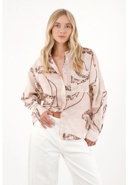 Tennis Camisa Manga Larga En 100% Algodón Para Mujer