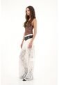 Tennis Pantalón Wide Leg Crudo En Encaje Para Mujer de Tennis