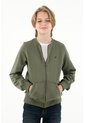 Buzo Verde Cuello Neru Para Niño de Tennis