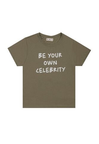 Camiseta Verde Con Estampado De Letras Para Mujer Tennis