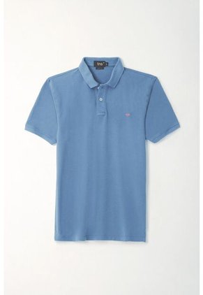 Tennis Polo Azul Con Raqueta Multicolor Para Hombre